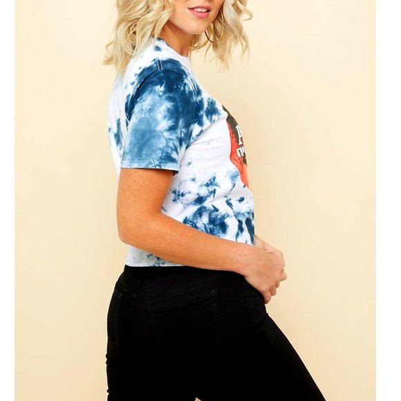 Pink Floyd Dark Side of the Moon Tie Dye rock Skimmer Official T-Shirt L NWT - Picture 3 of 3